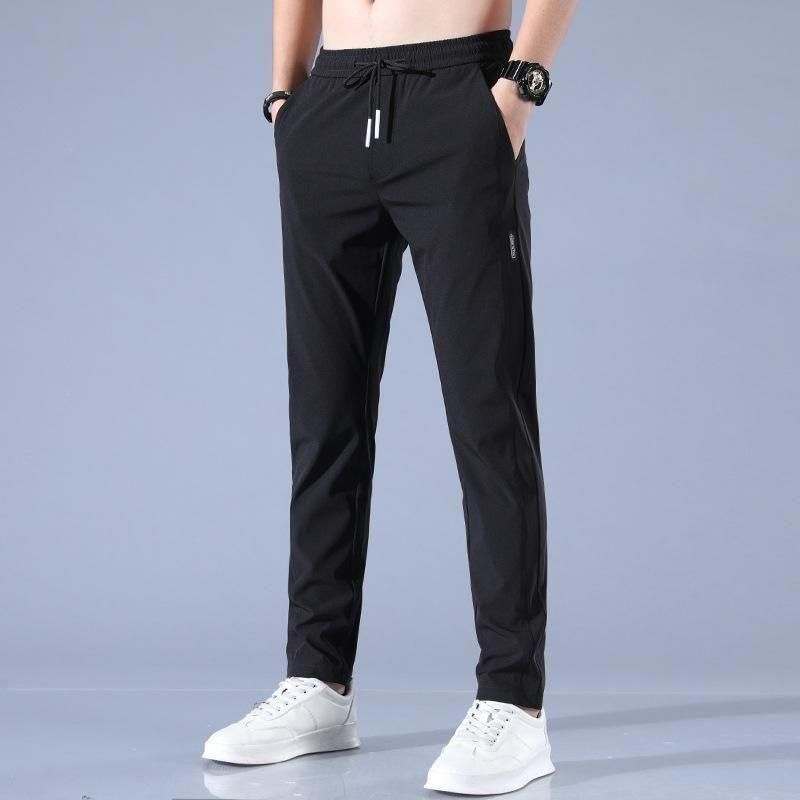 Combo of 2 Men's Sports Regular Fit Lycra Hot Track Pant with Two Side Pockets ( Black + Grey) (Buy 1 Get 1 Free )